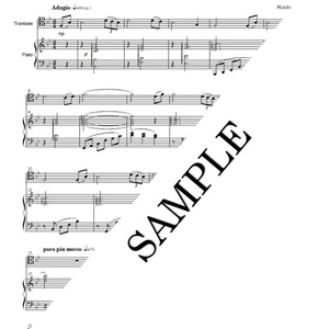 カノン ファンタジー」無伴奏トロンボーンのためのカノン進行による