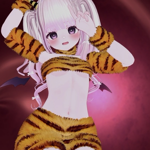 【14 + α アバター対応】もこもこおに (VRC想定衣装) ❤️クマリちゃん対応❤️ 缩略图 19