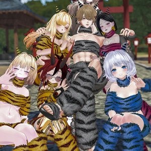 【14 + α アバター対応】もこもこおに (VRC想定衣装) ❤️クマリちゃん対応❤️ 缩略图 32