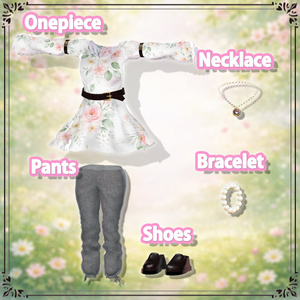【11+ αアバター対応】Pure Chic Onepiece (VRC想定衣装) 缩略图 2