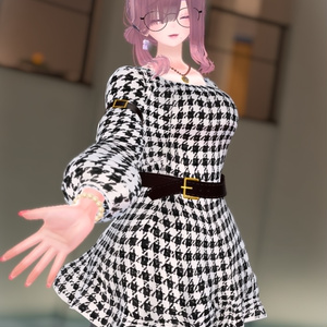【11+ αアバター対応】Pure Chic Onepiece (VRC想定衣装) 缩略图 12