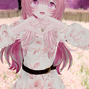 【11+ αアバター対応】Pure Chic Onepiece (VRC想定衣装) 缩略图 10