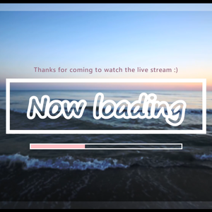 NOW LOADING(配信素材・Vlog風・シンプル)