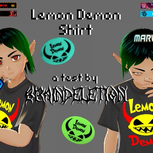[ Lemon Demon Shirt ] / 【 LEMON DEMON シャツ 】(VROID)
