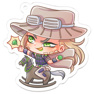 Gyro Zeppeli (Julius Caesar Zeppeli) 2 / ジャイロ・ツェペリ (ユーリウス・カイザー・ツェペリ) 2 - ジョジョの奇妙な冒険: スティール・ボール・ラン アクリルキーホルダー