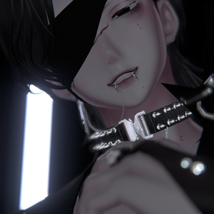 【水瀬対応】レザー製/眼帯（シェイプキー付き） #ES_ITEM 缩略图 6