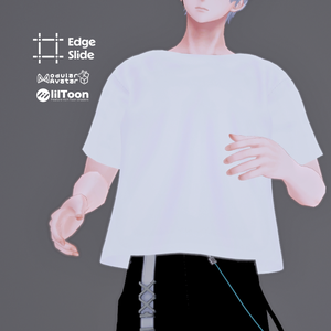 【水瀬対応】オーバーサイズTシャツ（シェイプキー付き） #ES_ITEM