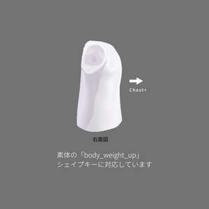 【水瀬対応】オーバーサイズTシャツ（シェイプキー付き） #ES_ITEM 缩略图 4