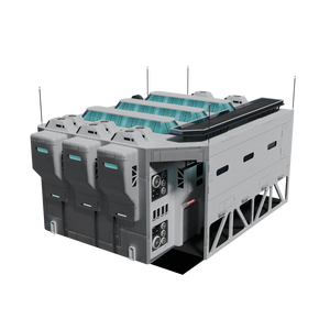 SF倉庫　Blender 3d model
