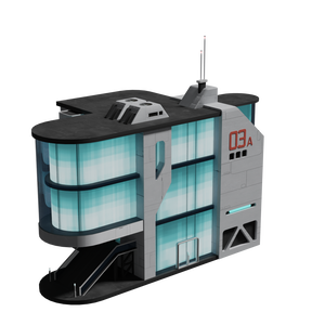 SF実験室 Blender 3D model