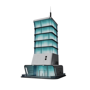 SFビル　blender 3d model