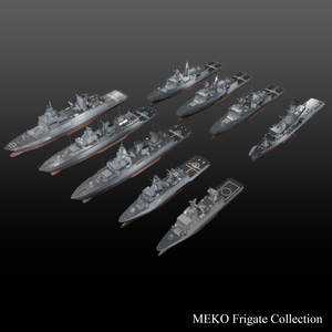 MEKO型フリゲート 3d collection