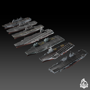 現代の航空母艦 3D Collection