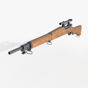 スプリングフィールドM1903A4 狙撃銃。