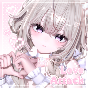[ Airi  愛莉 ] Love Attack Makeup Texture + Tongue Texture