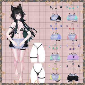 【Sio対応衣装】夜伽メイド🌃 缩略图 2