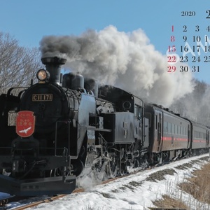 鉄道カレンダー2020(卓上タイプ)