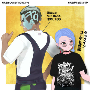 BOOGEY VOXX×SUB BAS 葬戯燦烈 Tee | グラフィックTシャツ (Vroid用) #ぶぎぼのぬの03 #BLACKVOXX_TOUR