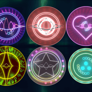 オーディオウェーブ アイ シェーダー Audiowave Eye Shader (VRChat)