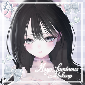【 まよ / Mayo 】 Luminous Glow Eyes&Makeup+Blendshape, ani