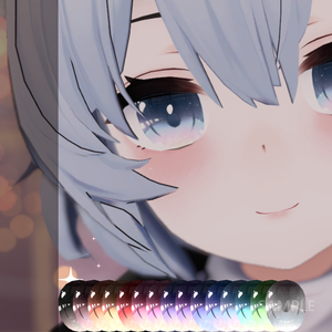 「アッシュ専用」瞳&メイクテクスチャ
