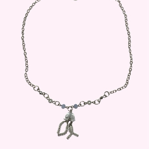 Jellyfish bead necklace