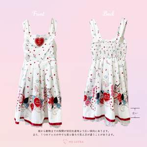 ドレス/ 白(white)/ "RED Heart dolls" Dress