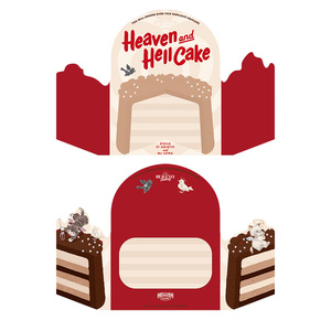 カード_Heaven Hell cake