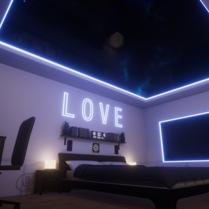 Led Loft with 8 Ball 【SDK3 VRChat Ready】8ボール付きLedロフト 缩略图 10