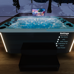 Jacuzzi / Hot Tub For VR CHAT Quest (Realistic) W/Toggles