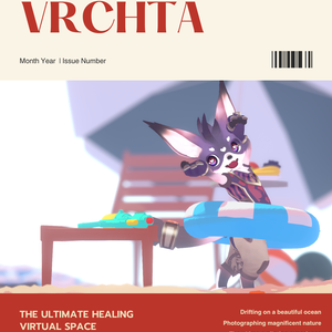 VRChat　雑誌風合成素材など　計40枚　(無料）
