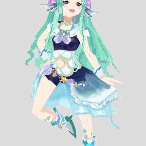 竜宮フィナナ [にじさんじ JP] 3D モデル VRChat Vtuber