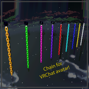 Chain V2 For VRChat avatar-VRChatアバター用チェーン 《FREE》