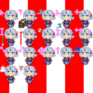 晴れ着ルカちゃん　マウスカーソル