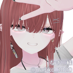 【Shinano】Simple Make up Texture ＋ Face Blendshape ＋ 表情アニメーション !! 缩略图 14