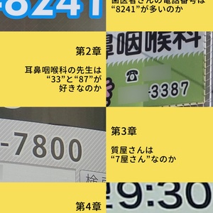 歯医者さんの電話番号は8241が多いのか