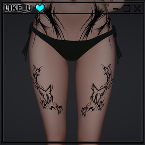 [SHINRA] GOTHIC BODY TATOO 缩略图 3