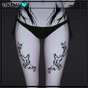 [SHINRA] GOTHIC BODY TATOO 缩略图 9