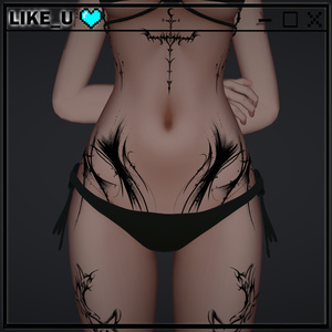 [SHINRA] GOTHIC BODY TATOO 缩略图 4