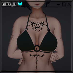 [SHINRA] GOTHIC BODY TATOO 缩略图 5