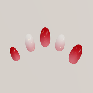 Ruby Watercolor｜深紅の水彩＆金箔ネイル【15アバター用／PC向け】