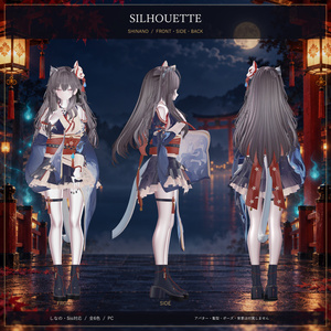 狐火祭 / Foxfire Festival｜しなの・Sio対応 和風ハロウィン衣装【6色・PC】 缩略图 3