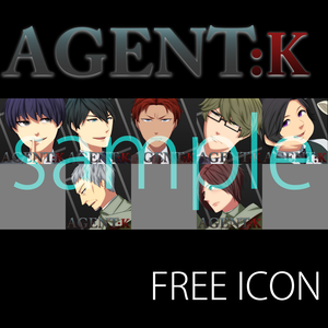 AGENT:Kフリーアイコン(7種セット)