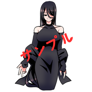 黒白のNPC立ち絵