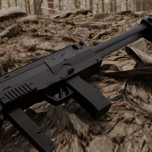 「3Dオブジェクト」(銃)MP7