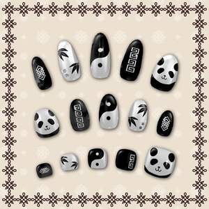 【ルチカ追加対応】チャイナ風パンダネイル【MDollnail対応】#電子の踊り場 缩略图 2