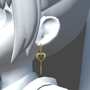 Heart Drop Earring 缩略图 2