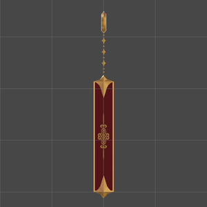 Cloth Piece Drop Earring