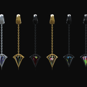 Gem Drop Earring