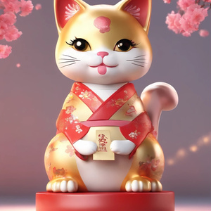 幸運を呼ぶ猫